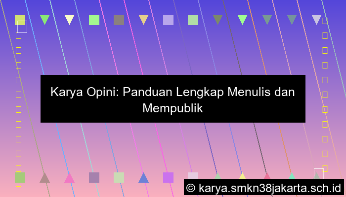 Karya Opini